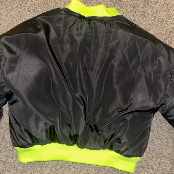 Fashion Nova Floerns Women's Long Sleeve Lightweight Cropped Bomber Jacket - Picture 5 of 6